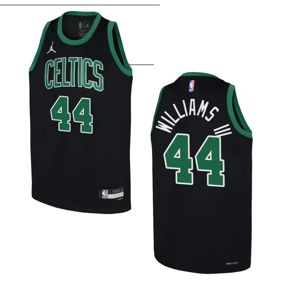 Youth Boston Celtics Robert Williams III #44 Statement Edition 2022-23 Williams III Black Jersey 2401XVDY